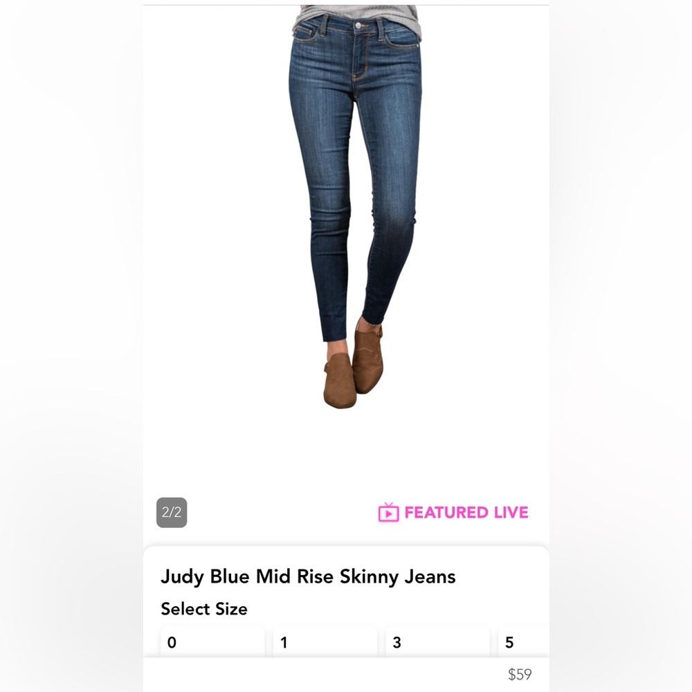 Judy Blue Skinny Jean - Picture 2 of 4